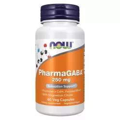 Now Foods PharmaGABA® 250mg 60 Veg Capsules 60 Kapszula