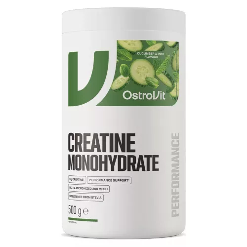 OstroVit Supreme Pure Creatine Monohydrate 500g Cucumber Mint (Uborka Menta)