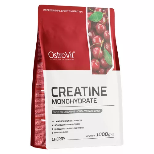 OstroVit Creatine Monohydrate 1000g Cherry (Cseresznye)