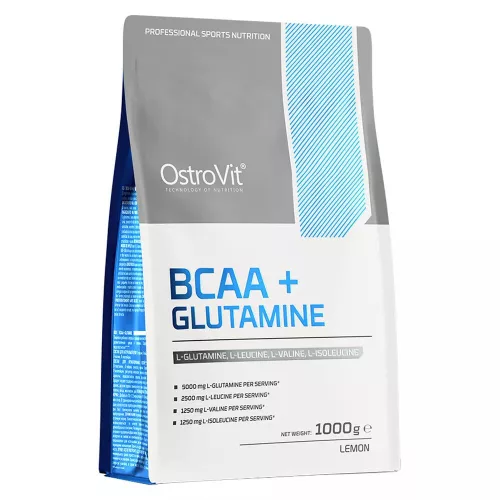 OstroVit BCAA + Glutamine 1000g Lemon (Citrom)