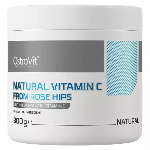 OstroVit Natural Vitamin C From Rose Hips 300g Unflavored (Ízesítetlen)