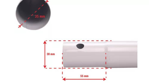 Intex Függőleges cső (710X38mm), fémvázas kör alakú medencéhez