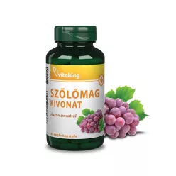 Vitaking Szőlőmag Kivonat+Rezveratrol 80 Kapszula
