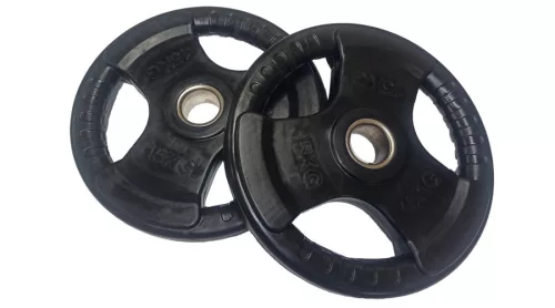 S-Sport Gumírozott Súlytárcsa 51 mm-s 2x15 kg
