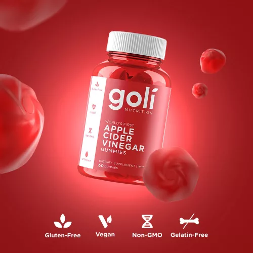 Goli  Apple Cider Vinegar - Almaecet 60 Gumicukor