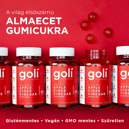 Goli  Apple Cider Vinegar - Almaecet 60 Gumicukor