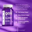 Goli Dreamy Sleep Gummies - Melatonin 60 Gumicukor