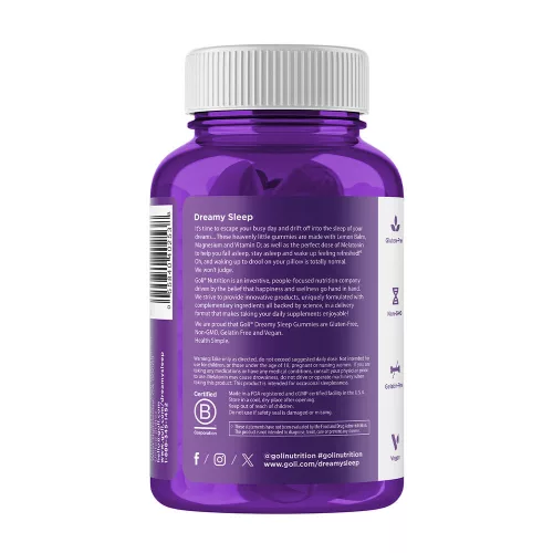 Goli Dreamy Sleep Gummies - Melatonin 60 Gumicukor