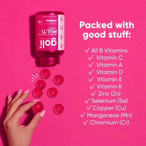 Goli Women's Complete Multi Gummies - Multivitamin Nőknek 60 Gumicukor
