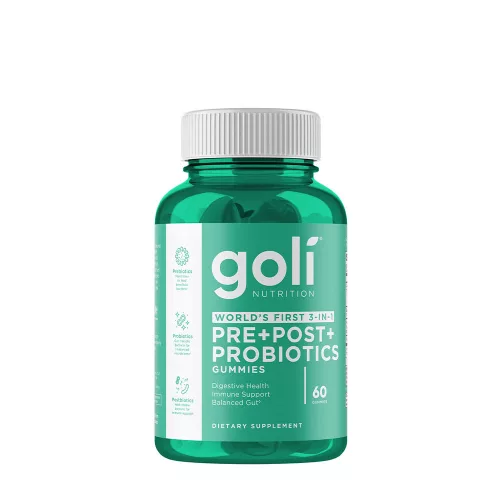 Goli Pre + Post + Probiotics Gummies - Prebiotikum és Probiotikum 60 Gumicukor