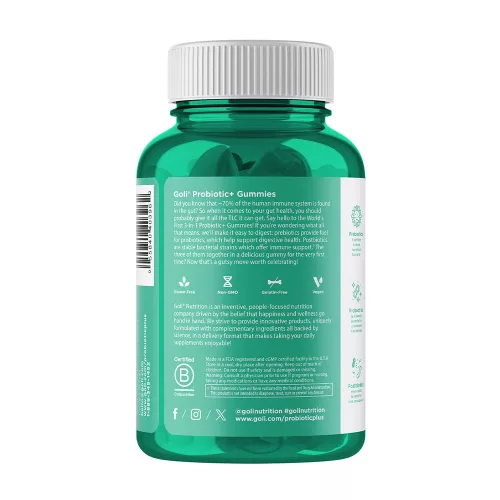 Goli Pre + Post + Probiotics Gummies - Prebiotikum és Probiotikum 60 Gumicukor