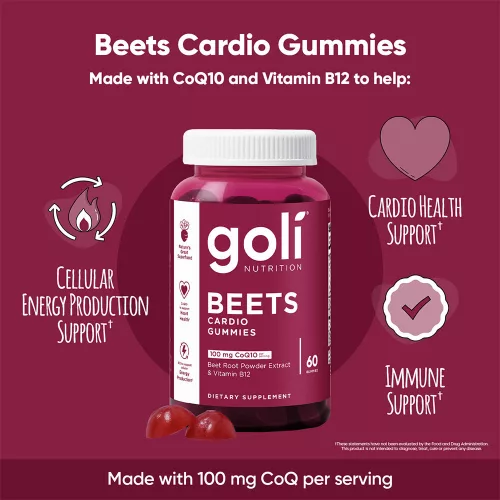 Goli Beets Cardio Gummies - Céklás Cardio 60 Gumicukor