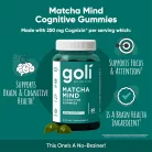 Goli Matcha Mind Gummies - Matcha 60 Gumicukor