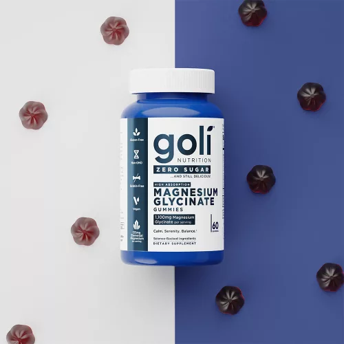 Goli Zero Sugar Magnesium Gummies - Cukormentes Magnézium 60 Gumicukor