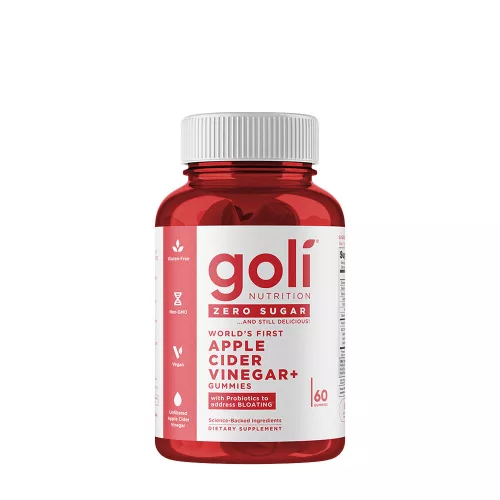 Goli Zero Sugar Apple Cider Vinegar Gummies - Cukormentes Almaecet 60 Gumicukor
