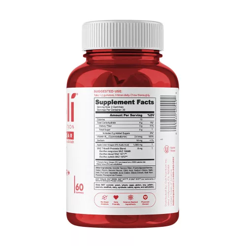 Goli Zero Sugar Apple Cider Vinegar Gummies - Cukormentes Almaecet 60 Gumicukor