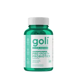   Goli Zero Sugar Pre + Post + Probiotics Gummies - Cukormentes Prebiotikum és Probiotikum 60 Gumicukor