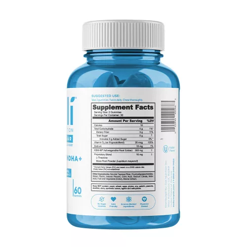 Goli Zero Sugar Ashwagandha Gummies - Cukormentes Ashwagandha 60 Gumicukor