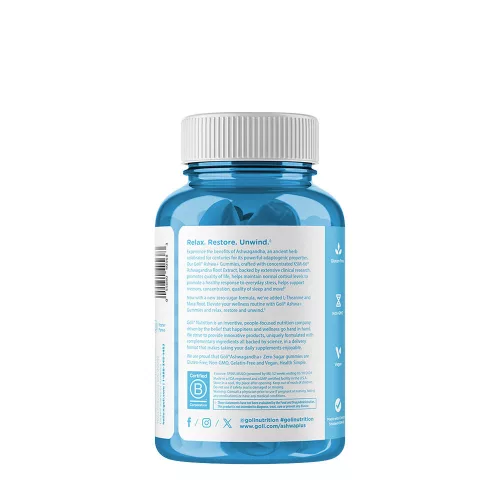 Goli Zero Sugar Ashwagandha Gummies - Cukormentes Ashwagandha 60 Gumicukor