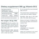 Vitaking B12-vitamin 500 mcg 100 Kapszula