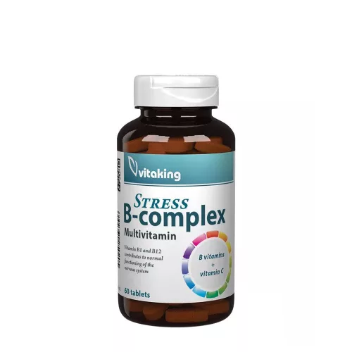 Vitaking Stressz B-komplex Vitamin tabletta C-vitaminnal 60 Tabletta