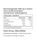 Vitaking C-vitamin 1000 mg tabletta Csipkebogyóval, Acerolával és Bioflavonoidokkal 200 Tabletta