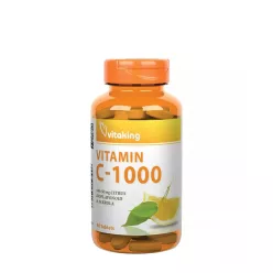   Vitaking C-vitamin 1000 mg tabletta Csipkebogyóval, Acerolával és Bioflavonoidokkal 90 Tabletta