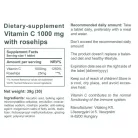 Vitaking C-vitamin 1000 mg tabletta Csipkebogyóval 30 Tabletta