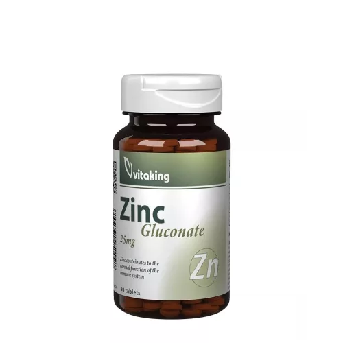 Vitaking Cink Gluconate 25 mg 90 Tabletta