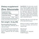 Vitaking Cink Gluconate 25 mg 90 Tabletta