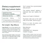 Vitaking Citromfű Levél 500 mg 60 Kapszula