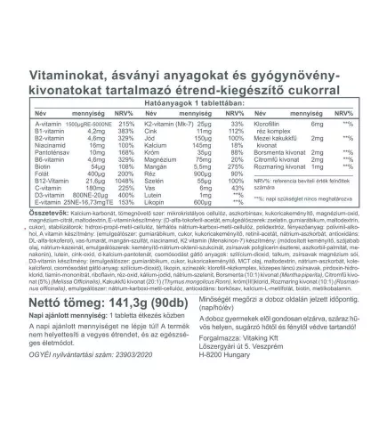 Vitaking Daily One Multivitamin 90 Tabletta