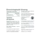 Vitaking Ginzeng Kivonat 400 mg 60 Kapszula
