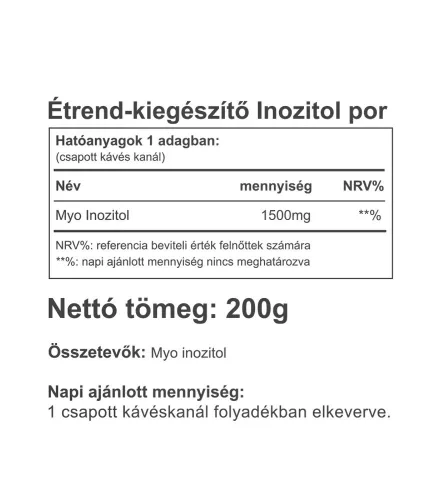 Vitaking Inozitol Por 200 g