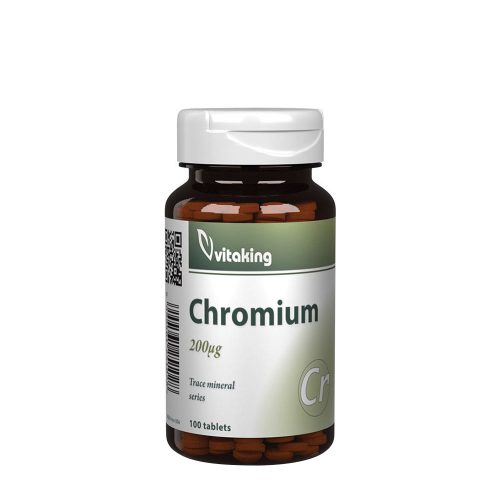 Vitaking Króm-pikolinát tabletta 200 mcg 100 Tabletta