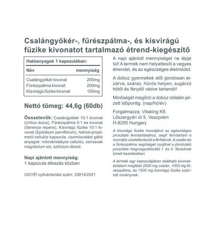 Vitaking Prostate Complex 60 Kapszula