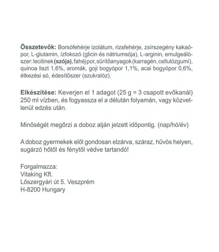 Vitaking Vitaking Vegán Protein por 400 g