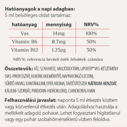 Vitaking VitaFer-L Vas Szirup 120 ml