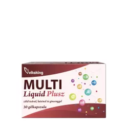 Vitaking Multi Liquid Plusz Multivitamin 30 Lágykapszula