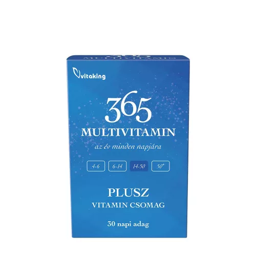 Vitaking 365 Multivitamin Plusz csomag 30 Csomag