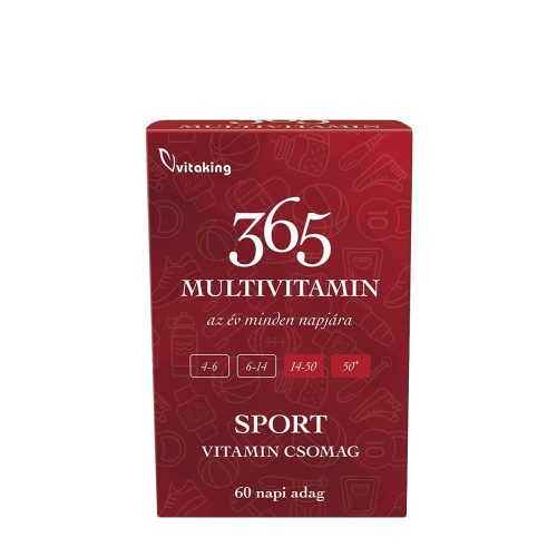 Vitaking 365 Multivitamin Sport Csomag 60 Csomag