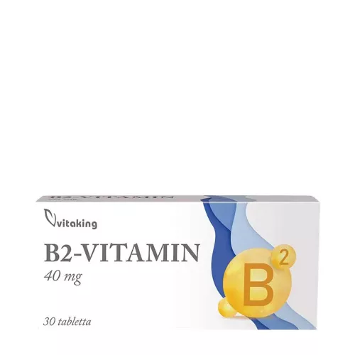 Vitaking B2 Vitamin 40 mg 30 Tabletta