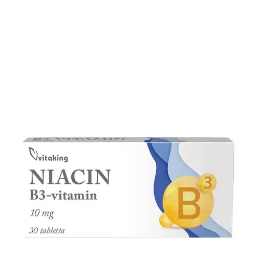 Vitaking Niacin B3 10 mg 30 Tabletta
