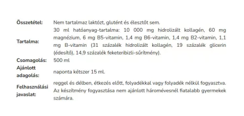 Vitaking Fin FlexiGél - Kollagén 500 ml