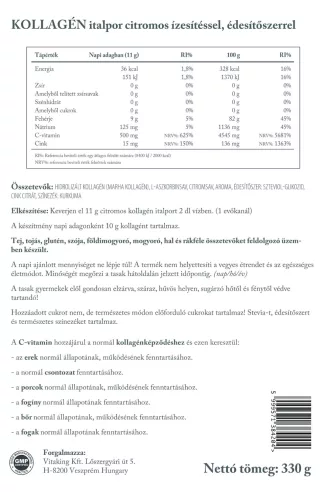 Vitaking Hidrolizált Marhakollagén 330 g