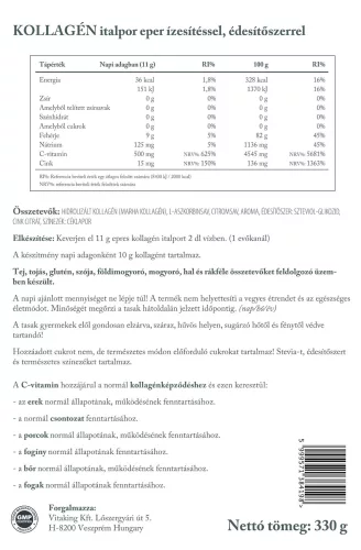 Vitaking Hidrolizált Marhakollagén 330 g