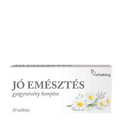Vitaking Jó Emésztés Gyógynövény Komplex 30 Tabletta
