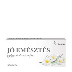 Vitaking Jó Emésztés Gyógynövény Komplex 30 Tabletta