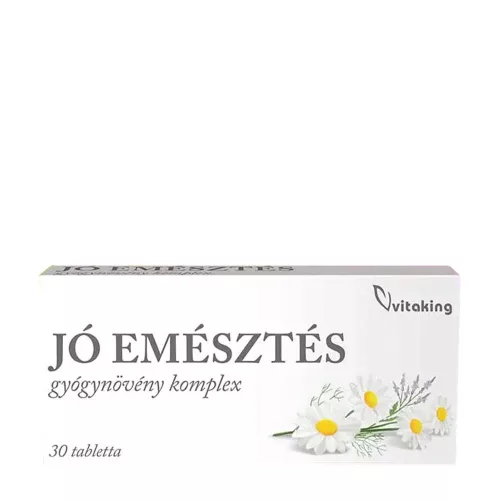Vitaking Jó Emésztés Gyógynövény Komplex 30 Tabletta