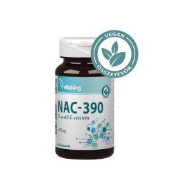 Vitaking NAC-390 (N-acetil-L-cisztein) 390 mg 60 Kapszula